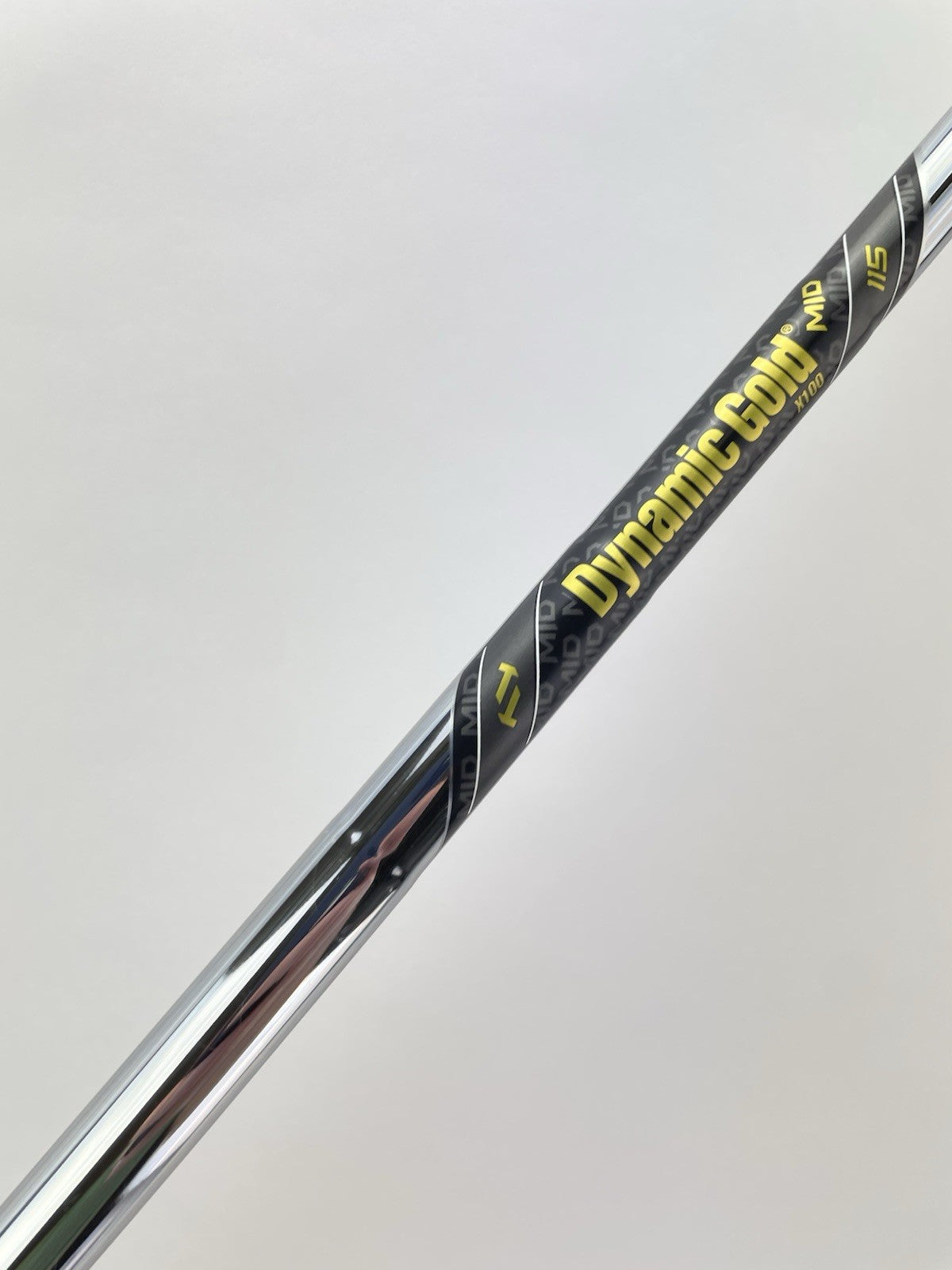 Dynamic Gold Mid 115 Iron Shaft X100 X Flex Steel 35.25” /0.355 Tapered /288372