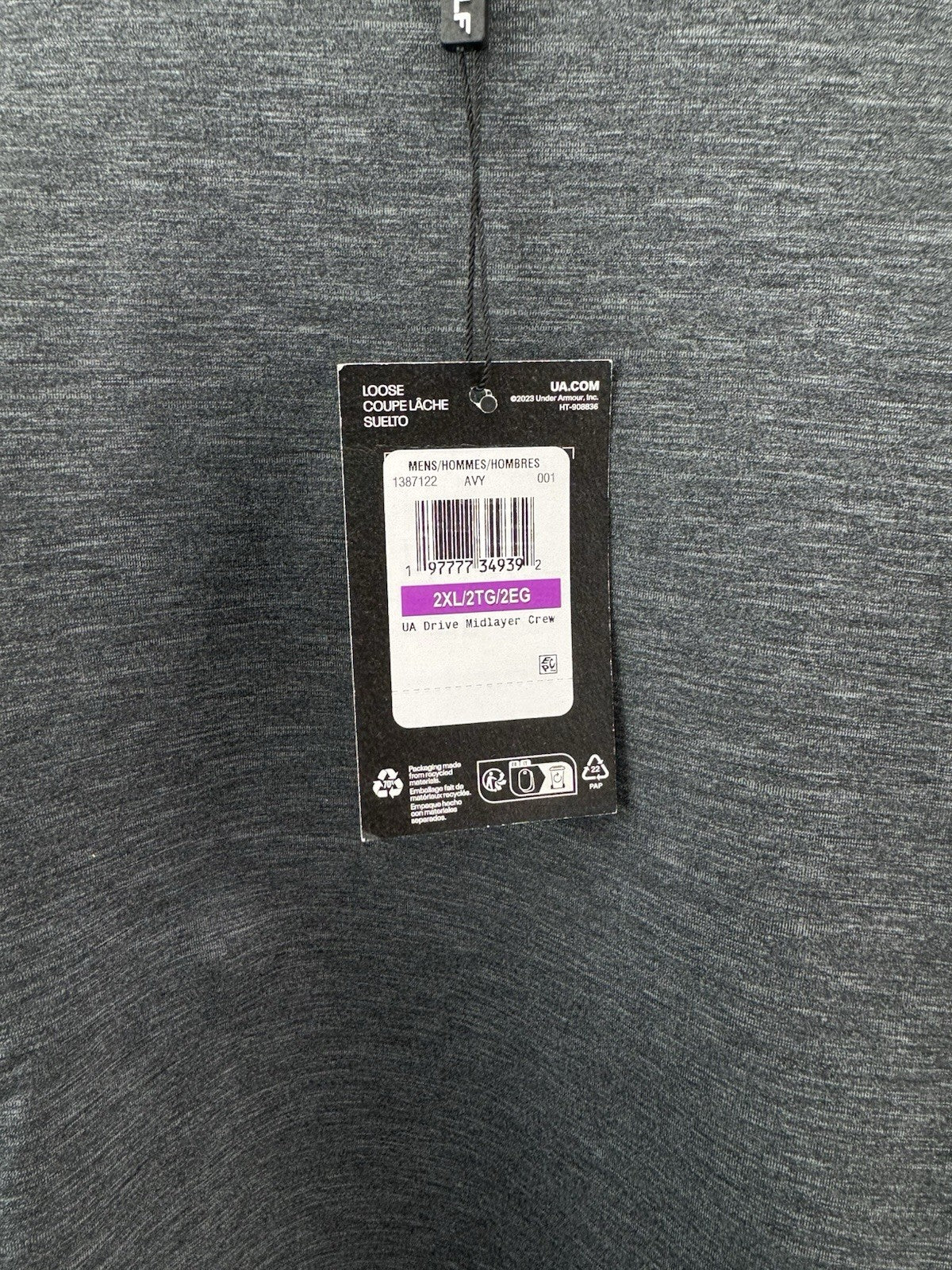 Under Armour Golf Pullover Drive Crew Midlayer UK XXL /Loose Fit /New /276506