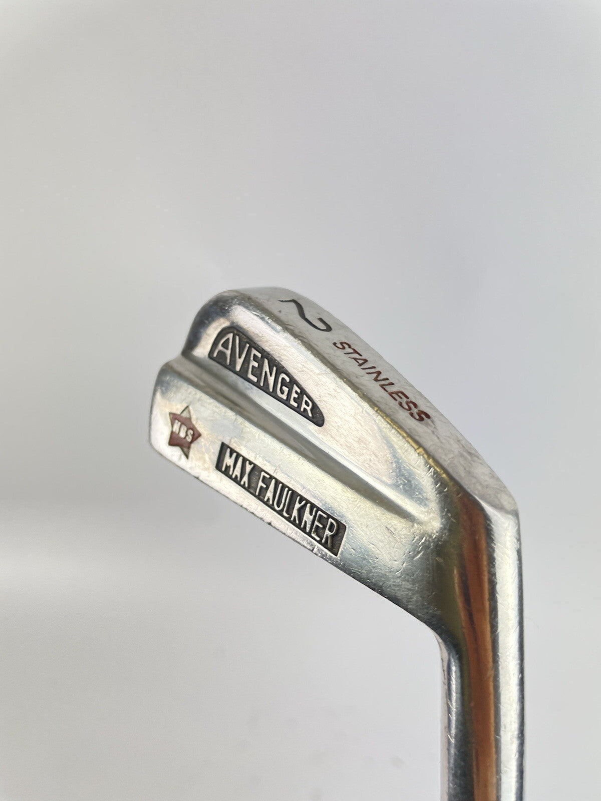 Max Faulkner Avenger Blade 2 Iron Regular Flex Steel/ New Grip/ Right Hand/ 35042