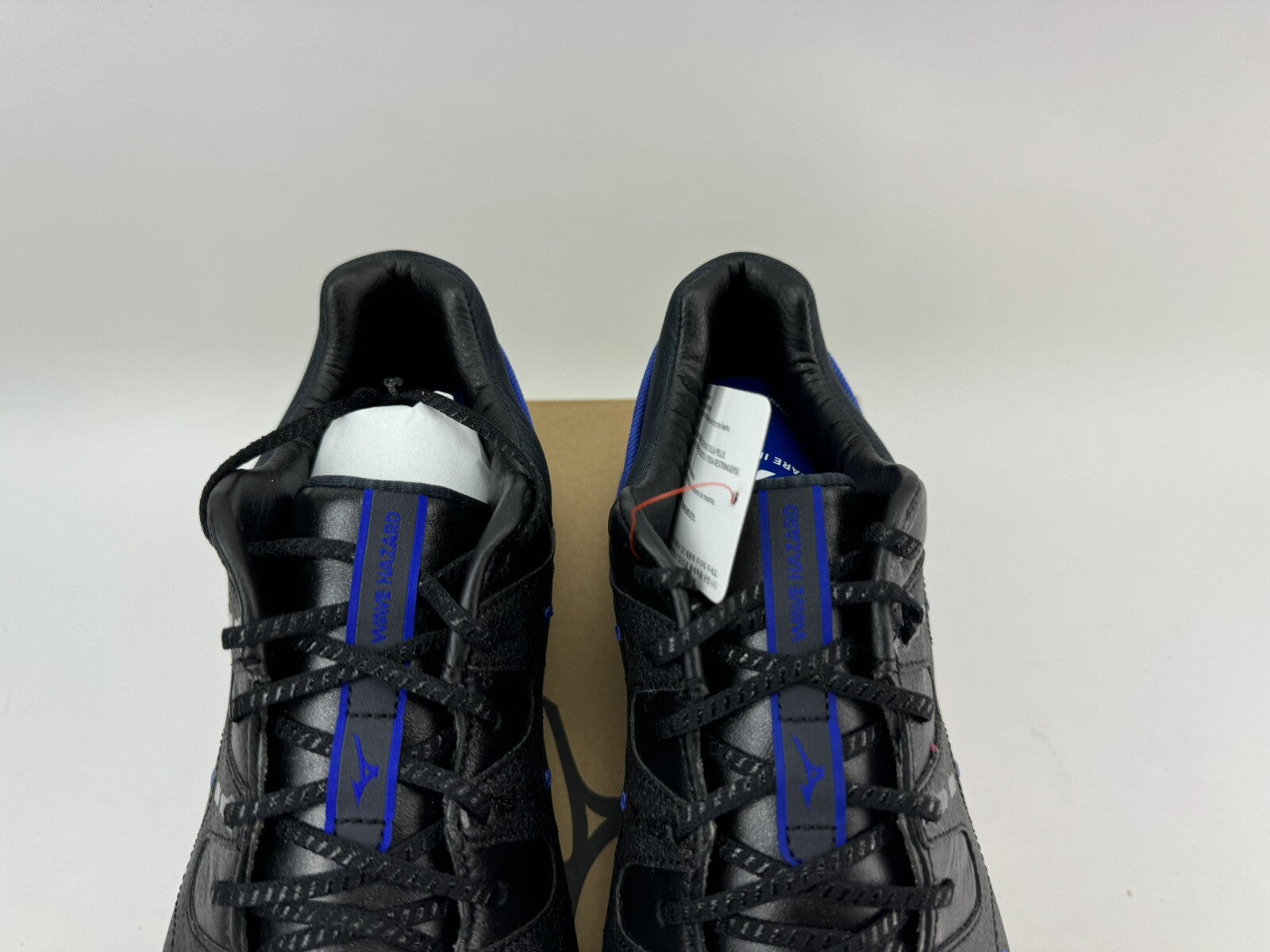 Mizuno Wave Hazard Golf Shoes Mens UK 9 Black/Blue /Spikeless /New /196077
