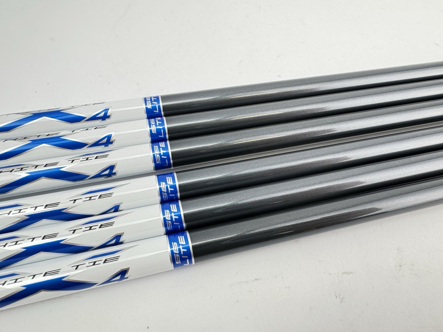 Matrix Ozik White Tie Iron Shaft Set (7) X4 Lite Senior Graphite 42”/0.370/New5