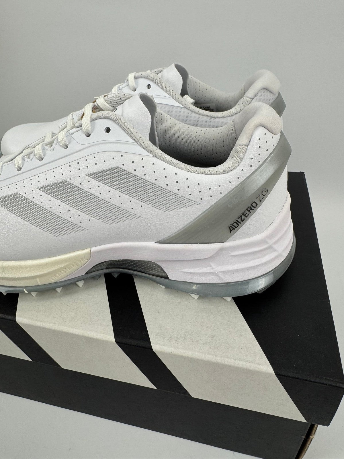 Adidas W Adizero ZG Golf Shoes Women's Size 4.5 UK White Spikeless/312481
