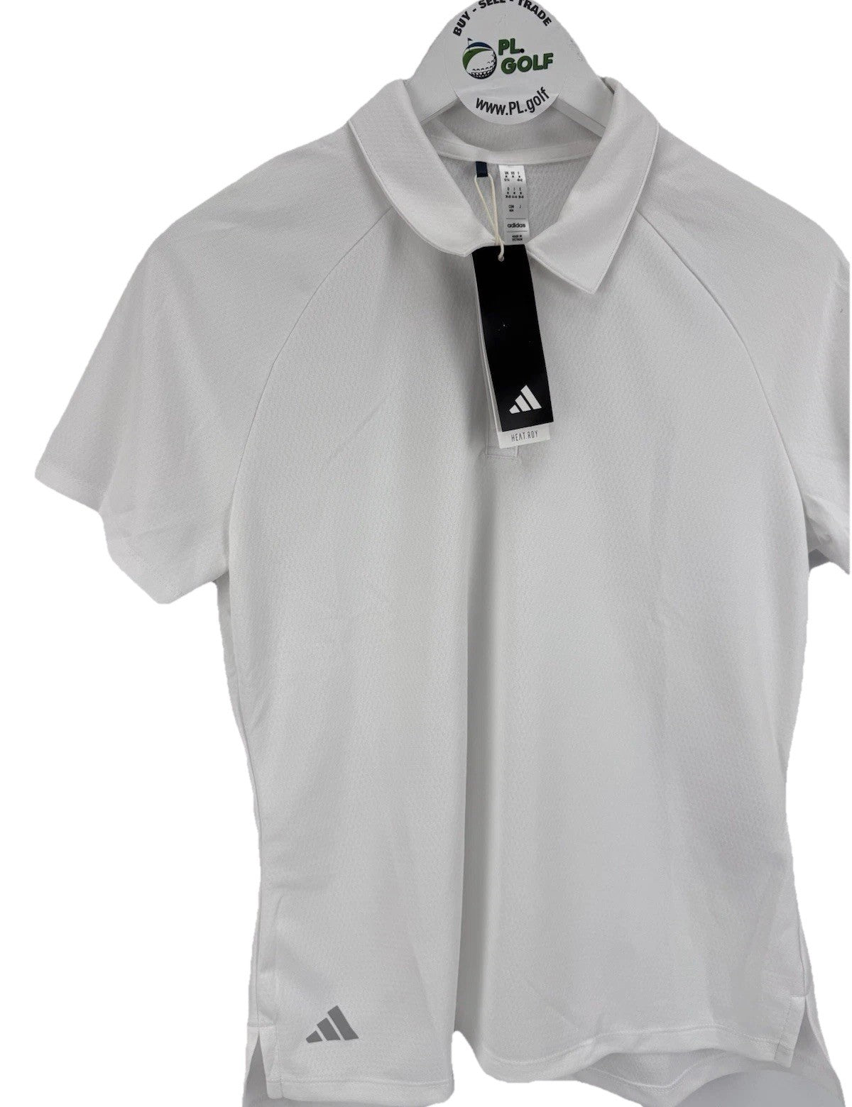 adidas Women’s Ultimate365 HEAT.RDY White Golf Polo Shirt Size XL/ 318021
