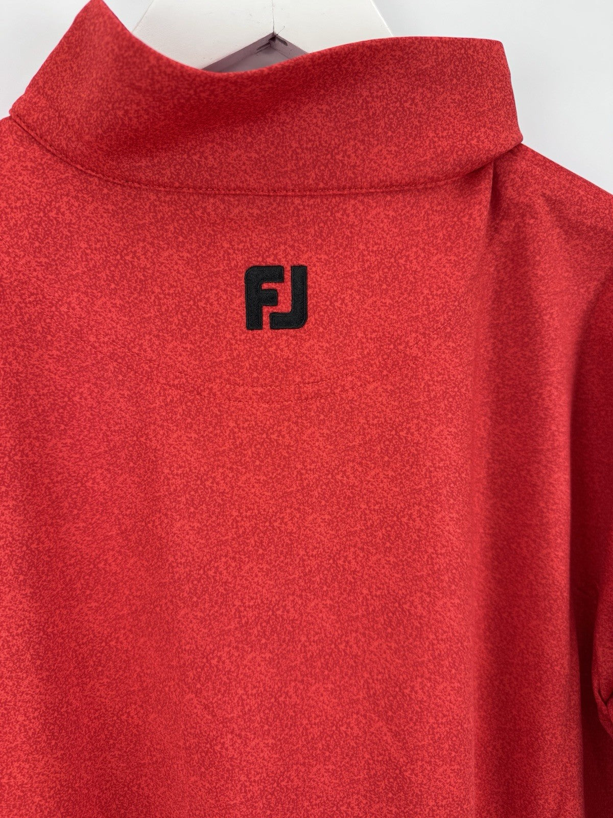 FootJoy Chill-Out Golf Pullover Men's Size Large Red Moisture Wicking/313485