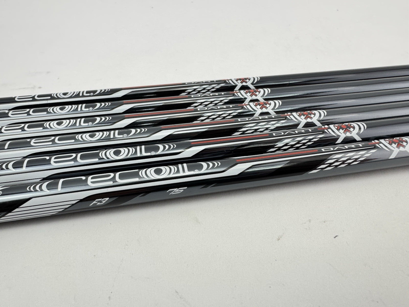 Recoil Dart Iron Shaft Set (6) 75 F3 Regular Graphite 0.355 Tapered /313965