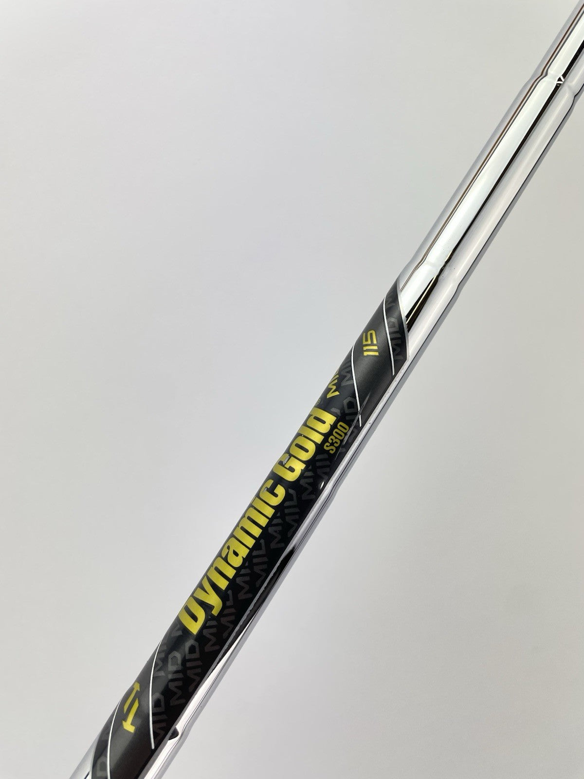 Dynamic Gold 115 Iron Shaft Mid S300 Stiff Flex Steel 36” /0.355 Tapered /299627