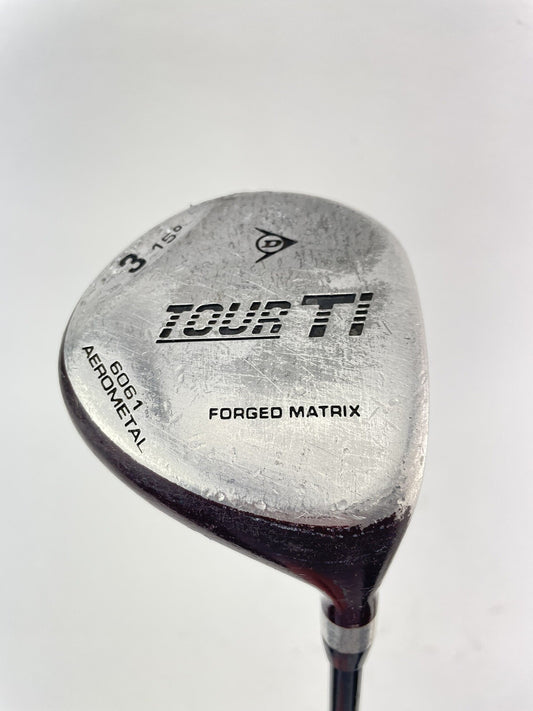 Dunlop Golf 3 Wood 15* Firm Flex Graphite /Right Handed /New Grip /203240