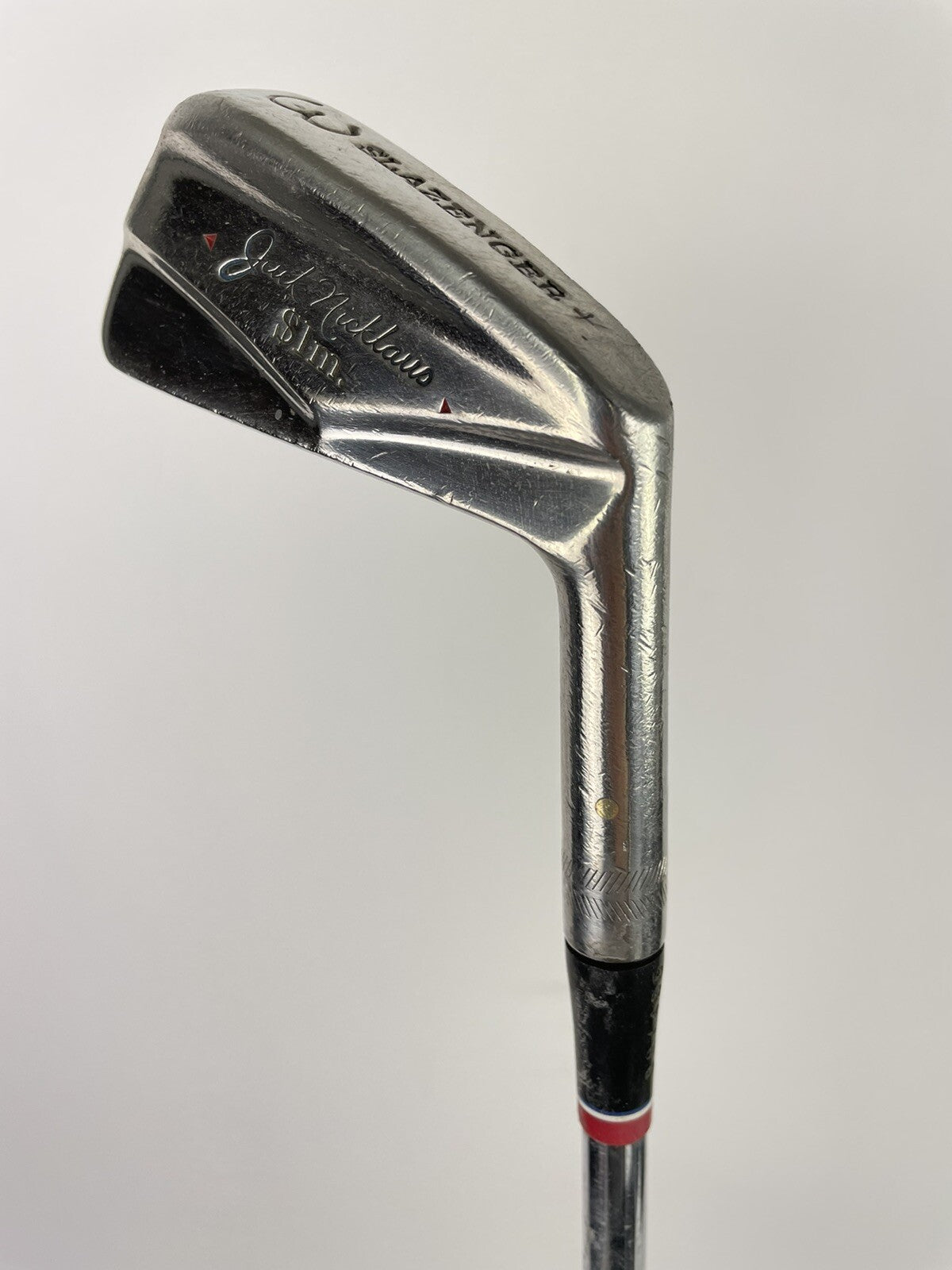 slazenger Jack Nicklaus $1M 3 iron Blade A Senior Steel /New grip /39213