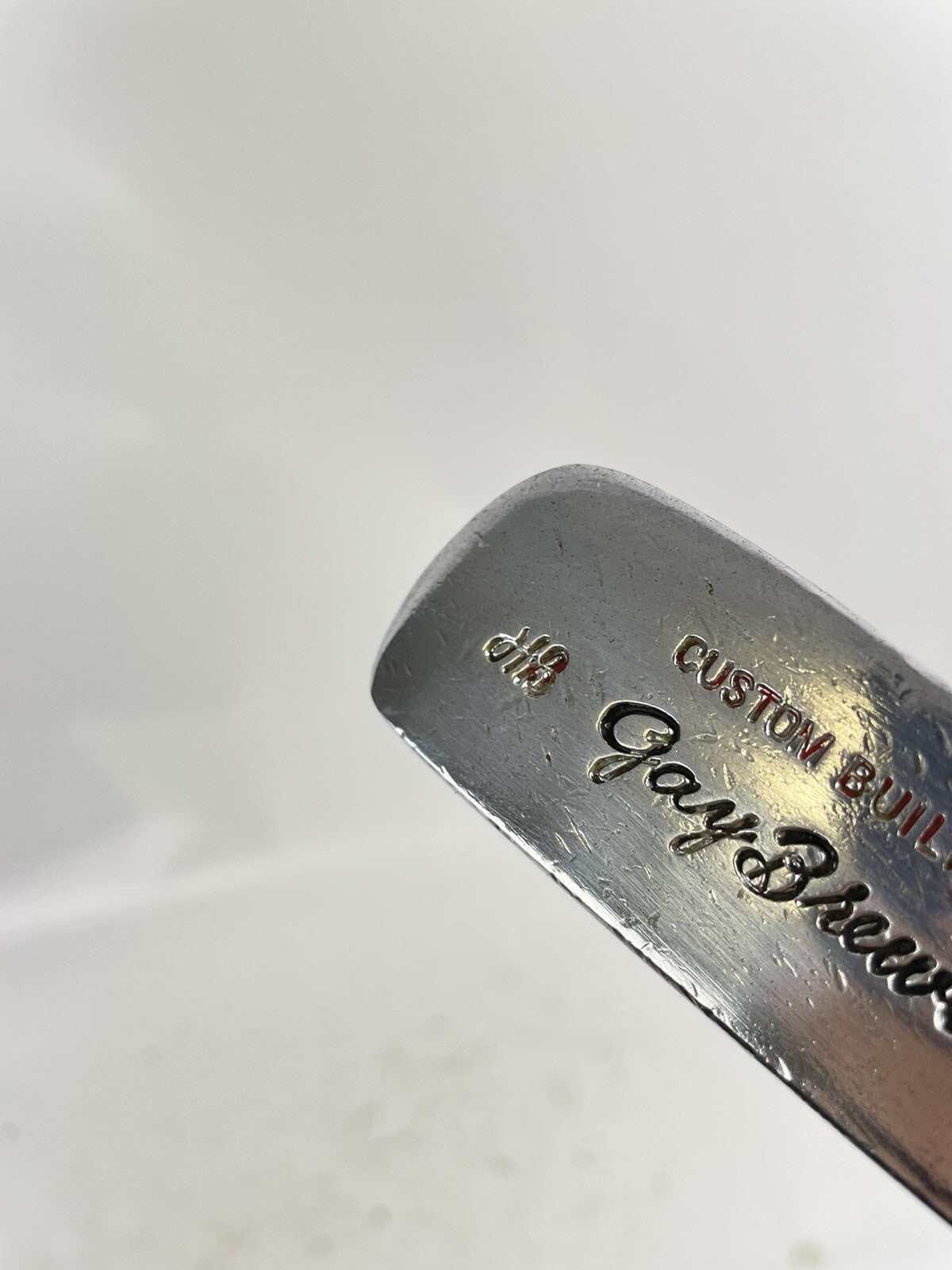 Custom Built Golf Gary Brewer Putter 35” Heel Shafted Blade /Right/New Grip/42023