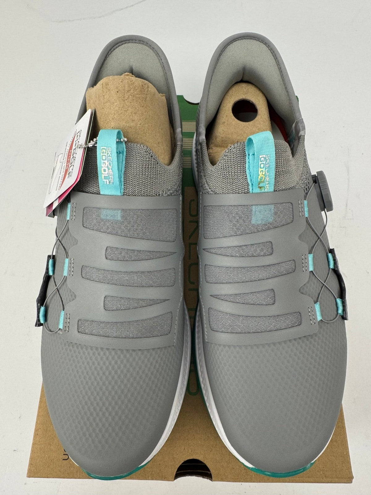 Skechers Go Golf Elite 5 Slip-In Womens Size UK 8 Grey/Aqua Arch Fit/349814