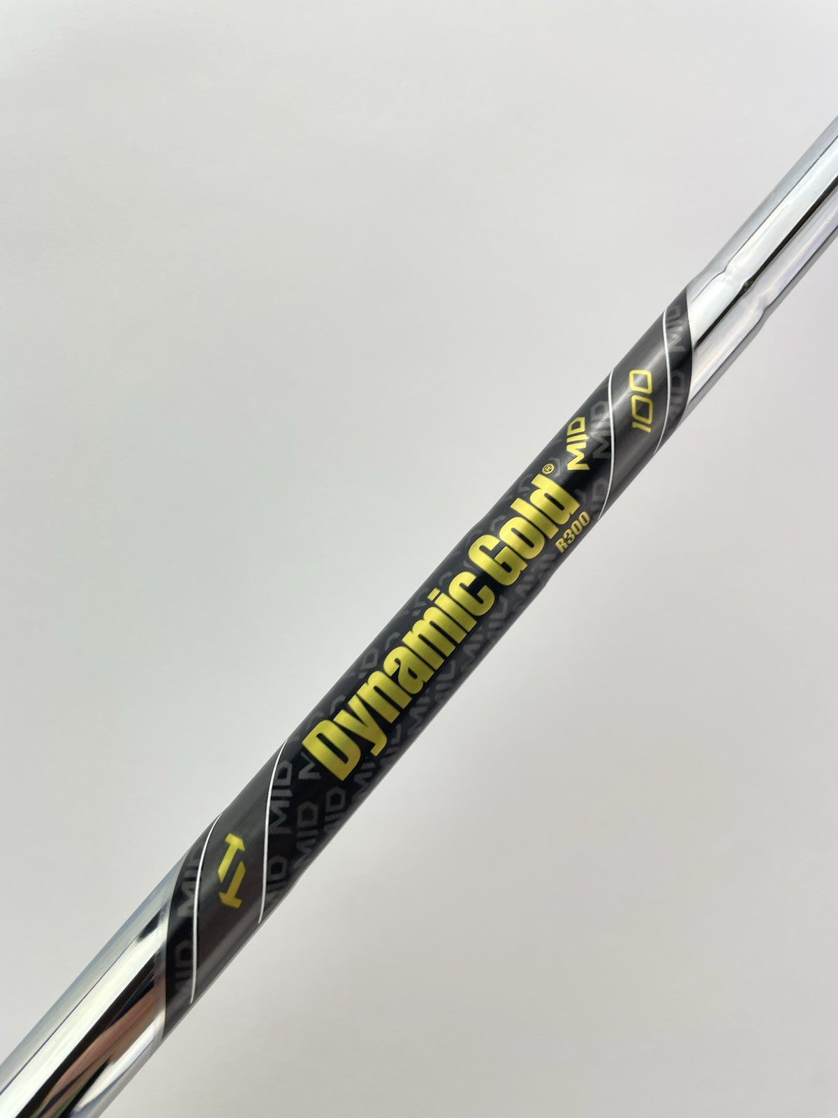 Dynamic Gold Mid 100 Iron Shaft R300 Regular Flex Steel 35.5” /0.355 /288343