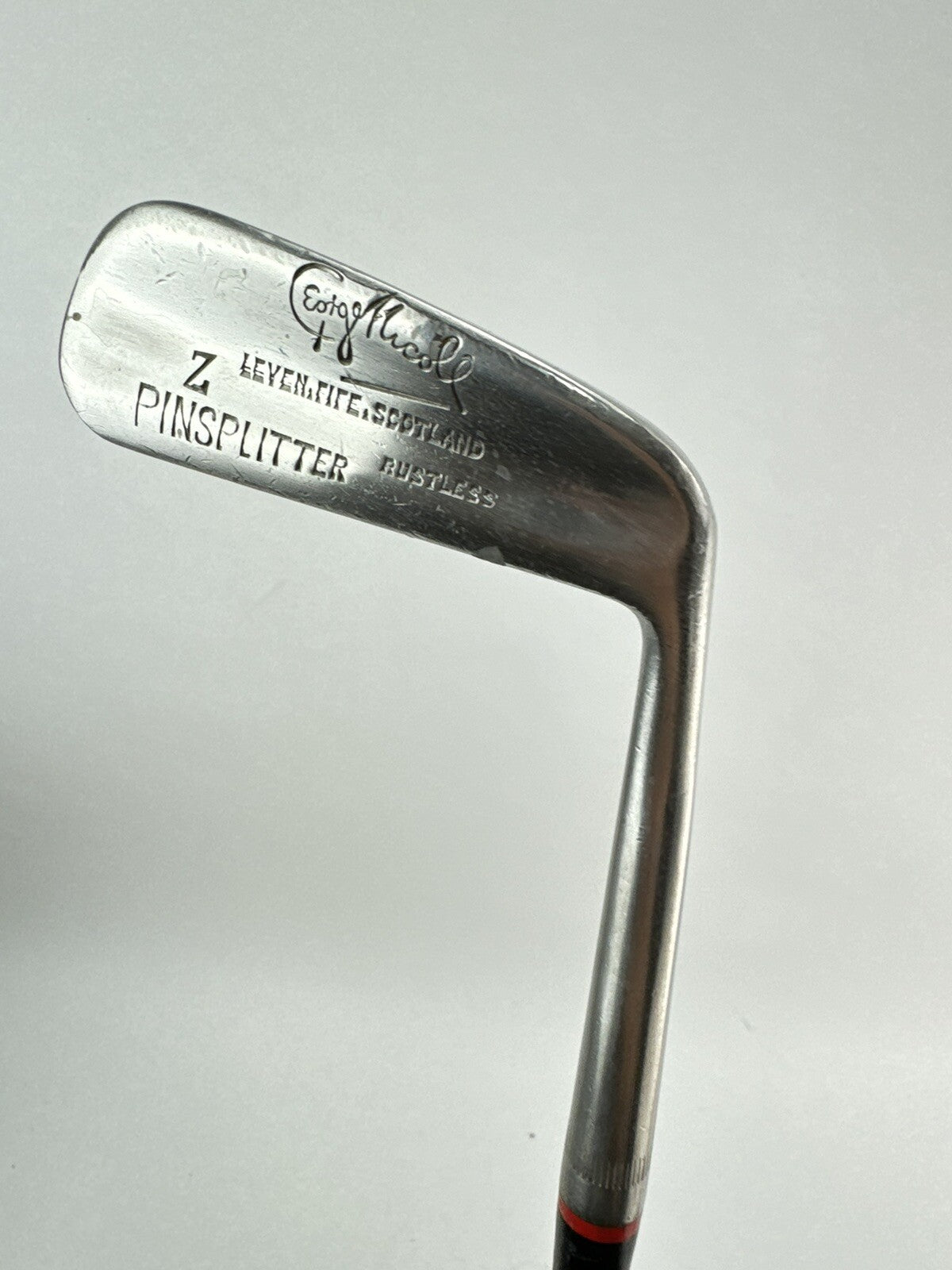 George Nicoll Leven Putter 34” Blade Heel Shafted Steel /New Grip /192763