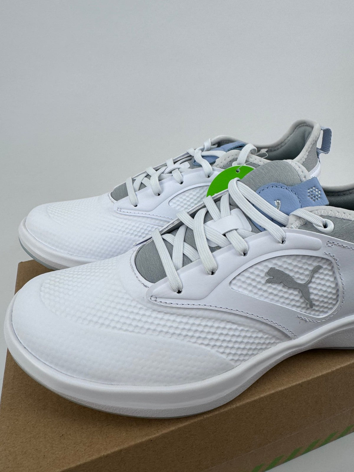 Puma Ignite Malibu Women's Golf Shoes Size UK 6 White Silver/321062