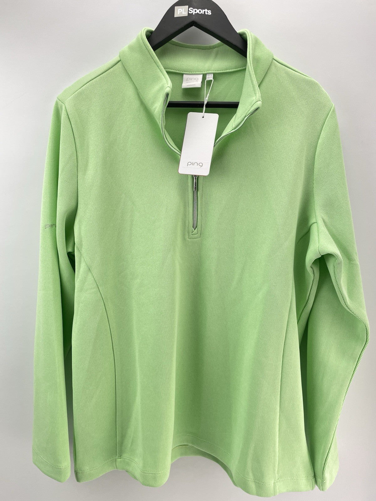 Ping Golf Ladies Pullover Lyla Size UK 16 1/2 Zip /Green /New /280990