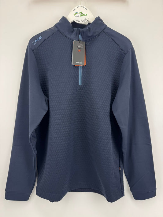 PING Nolan Quarter Zip Pullover Jacket Mens Size Large Water Resistant/313000