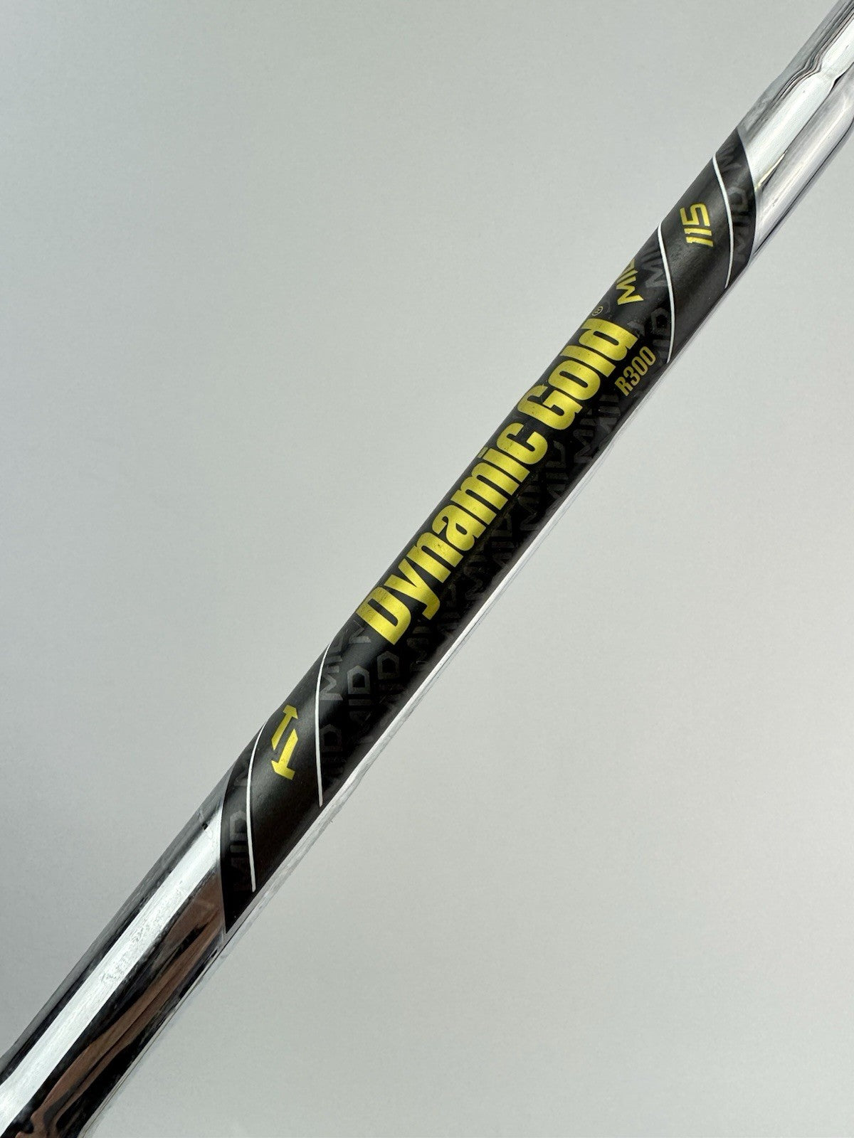 Dynamic Gold 115 Iron Shaft Mid R300 Regular Flex Steel 35” /0.355 /309642