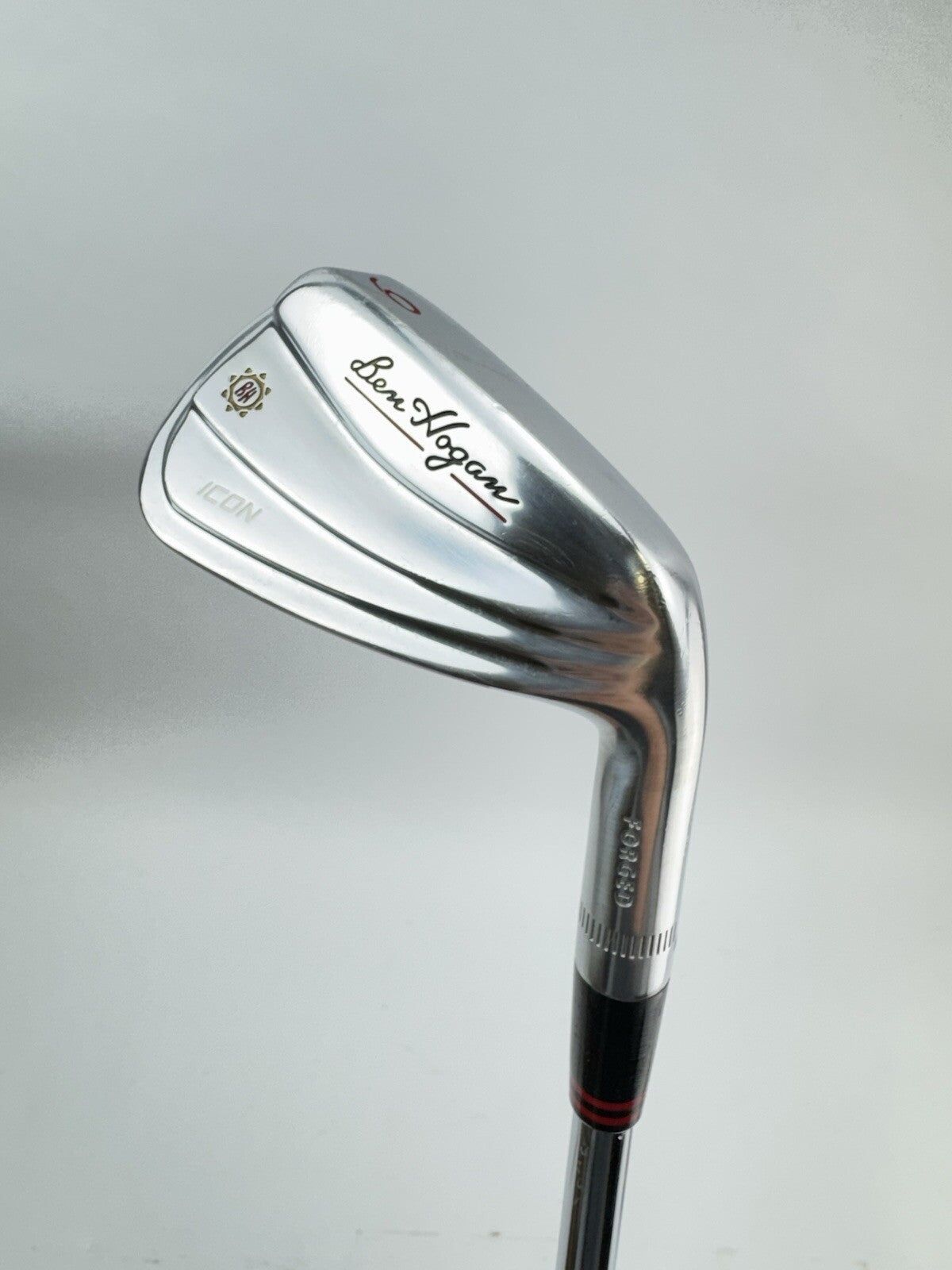Ben Hogan Icon 9 Iron Forged KBS Tour 90 Stiff Flex Steel /Right Handed /225260