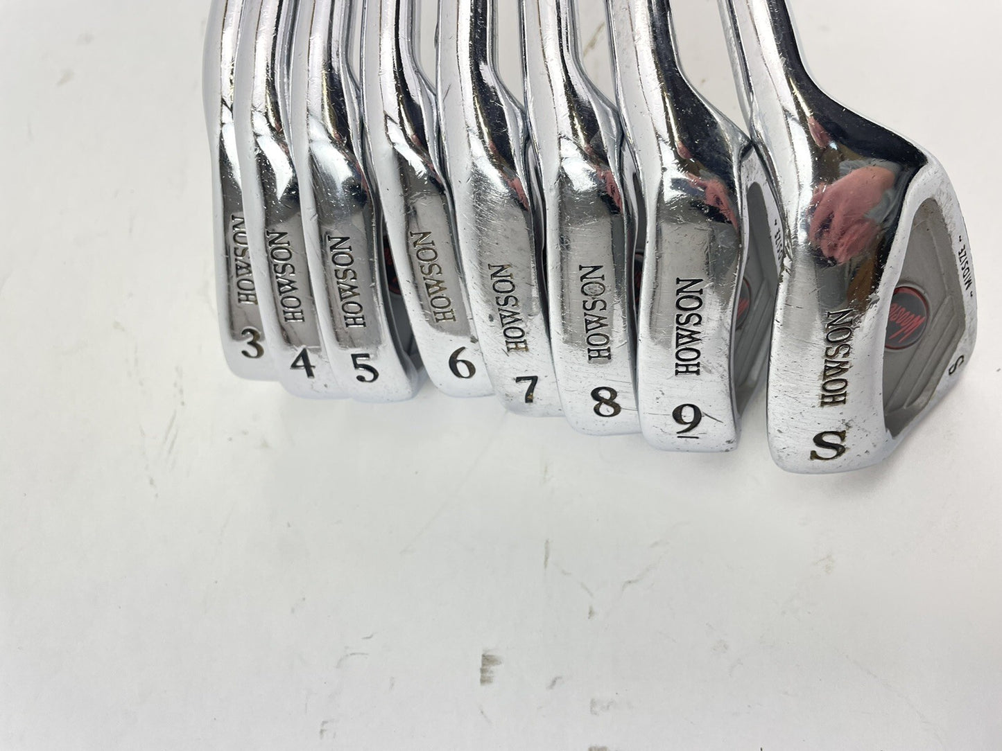 Howson Golf Iron Set 3-9+SW Woosie Regular Steel /Right /New Grips /2096111