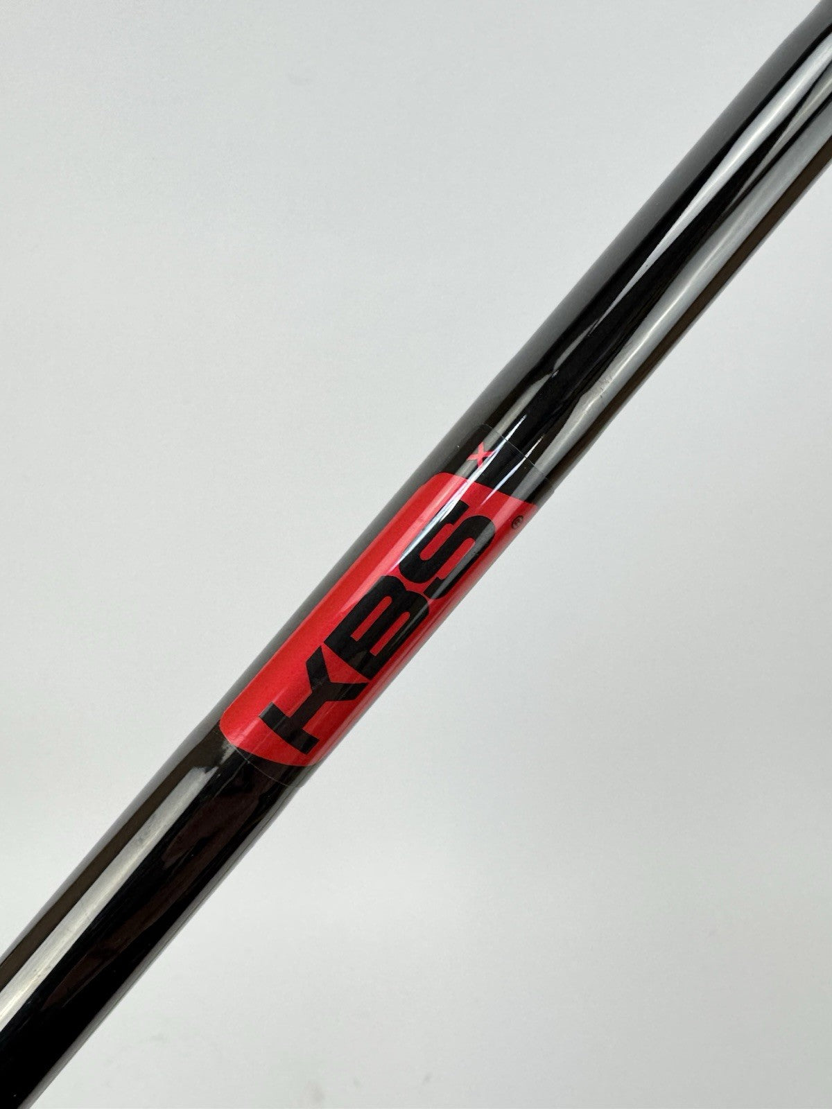KBS Tour Blackout Iron Shaft X Flex Extra Stiff Steel 37/0.355 Tapered /335791