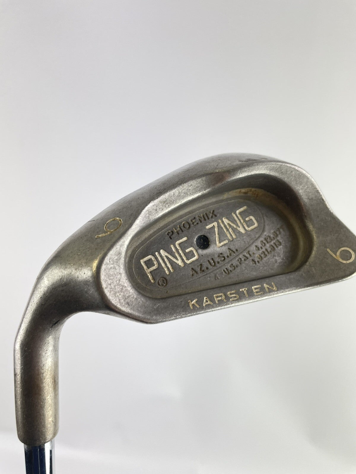 Ping Zing Golf 6 Iron Black Dot KBS Tour Stiff Steel /Left Handed/New Grip/67892