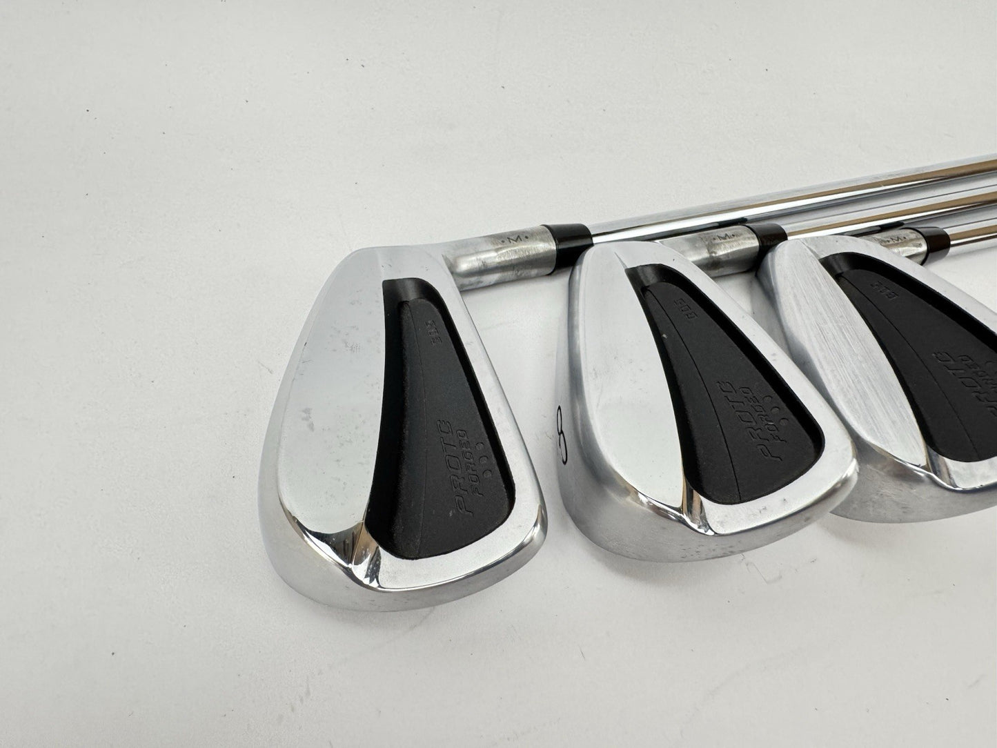 Proto Golf Forged Irons 6,8+PW Elevate ETS 85 Regular Steel /New Grips /352371