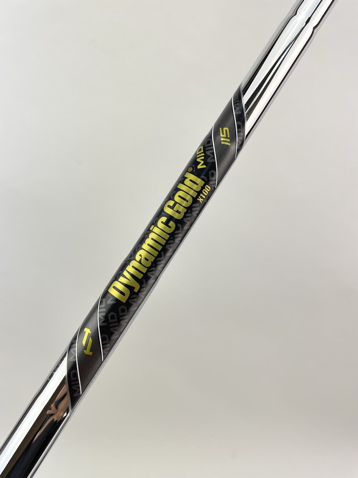 Dynamic Gold 115 Iron Shaft MID X100 X Flex Steel 35" /0.370 Parallel /183322
