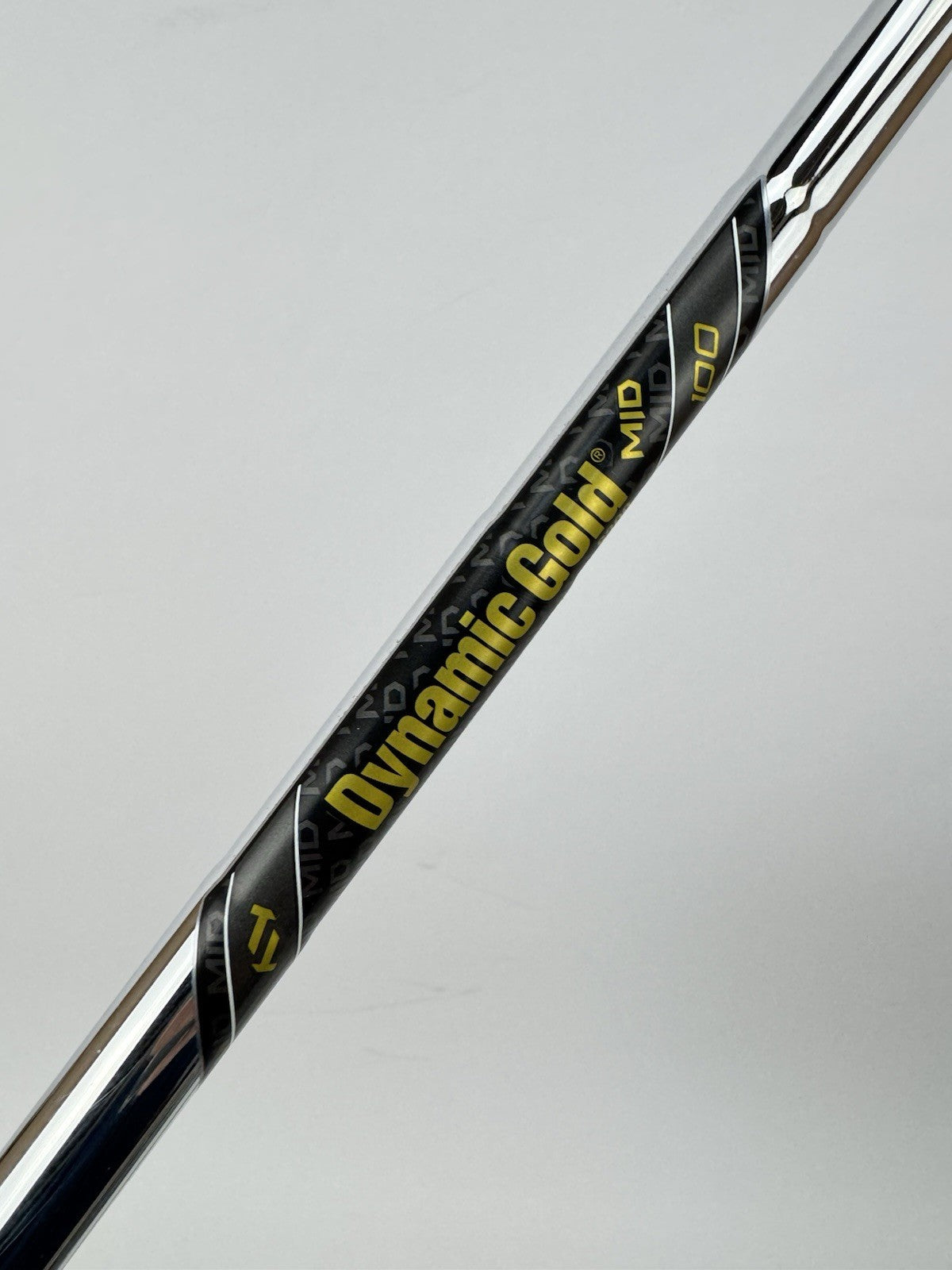 Dynamic Gold Mid 100 Iron Shaft S300 Stiff Flex Steel 35.5”/0.370 Parallel/348491