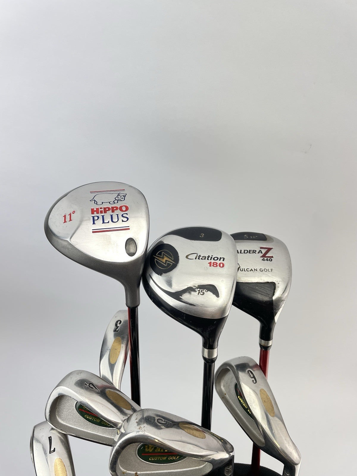 Mens Golf Package Set 13 Clubs Regular Flex/Right /Ping Cart Bag /-1/2” /285471