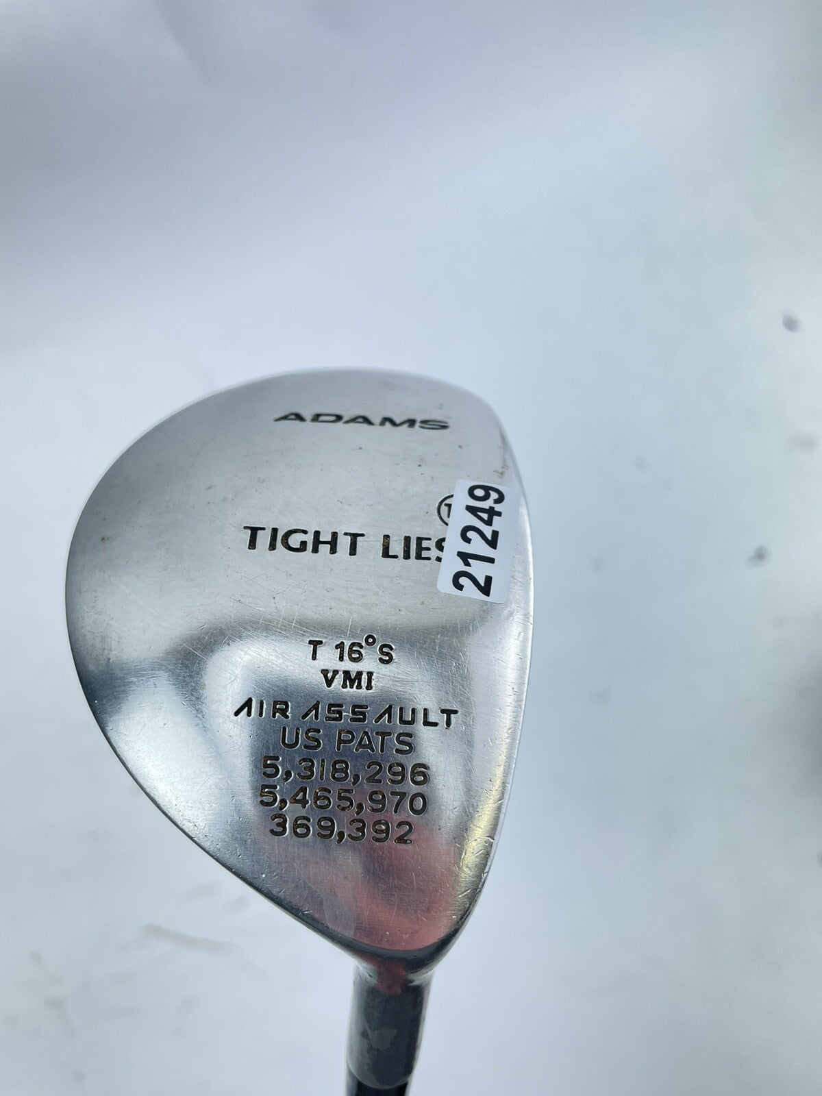 Adams Golf 3 Wood 16* Tight Lies Regular Flex Graphite /Right /New Grip /2124919