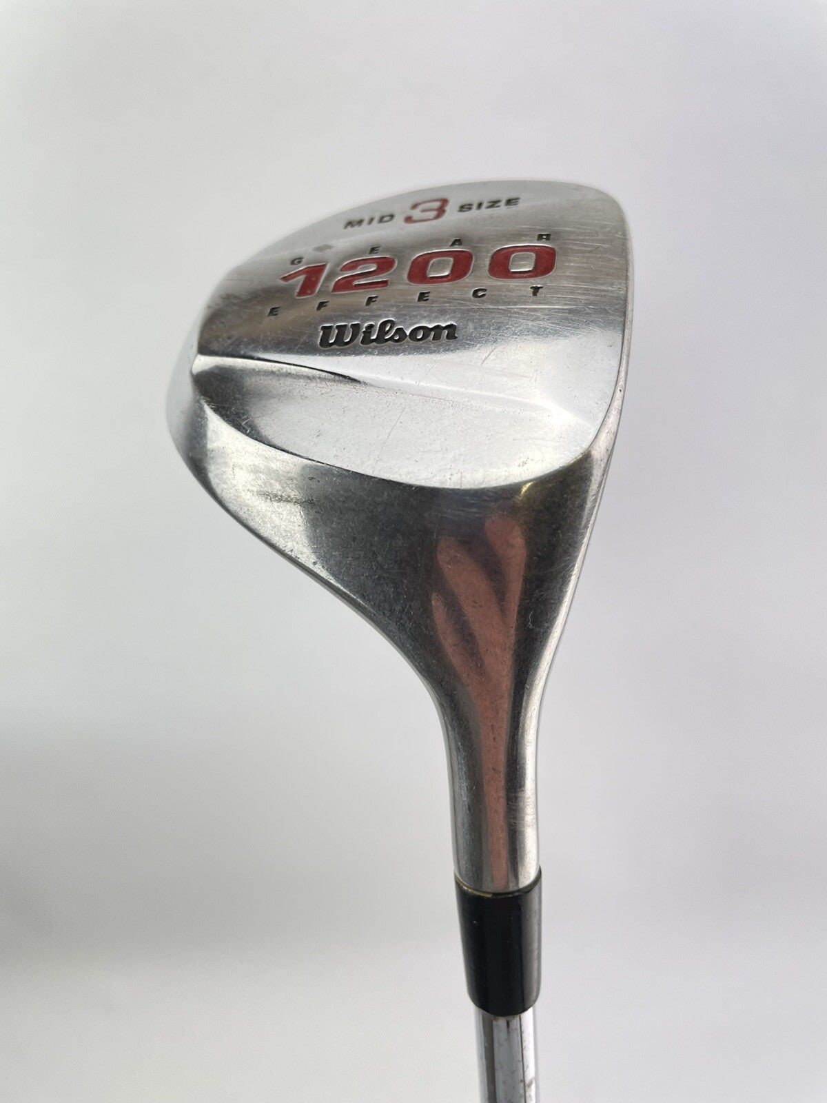 Wilson Golf 3 Wood Gear Effect 1200 Regular Steel /Right Handed /New Grip /213172