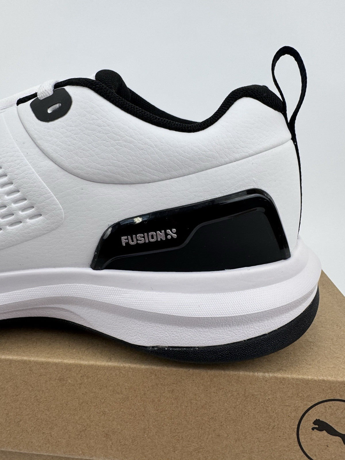Puma Fusion Foam Fusion Plus Golf Shoes Mens Size UK 8.5 White Black/320783