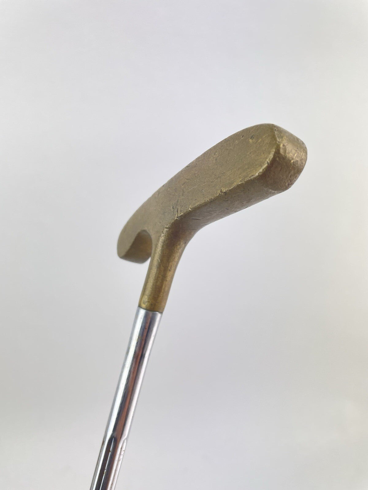 Golden Goose Brass Putter Blade John Letters 35" /Right Handed /New Grip /1768611