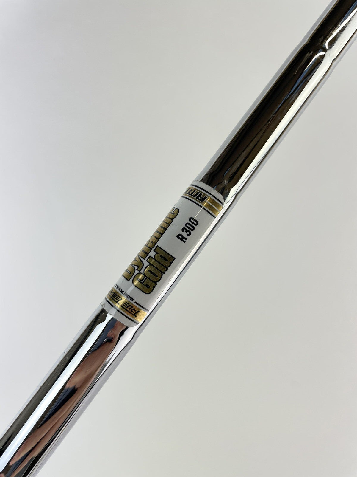 Dynamic Gold AMT Iron Shaft R300 Regular Flex Steel 35.5” /0.355 Tapered /130142