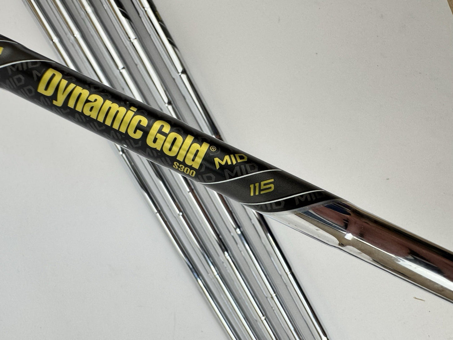 Sub 70 TAII Irons 5-PW Forged Blackout Mid 115 S300 Stiff Flex Steel /New /3515910