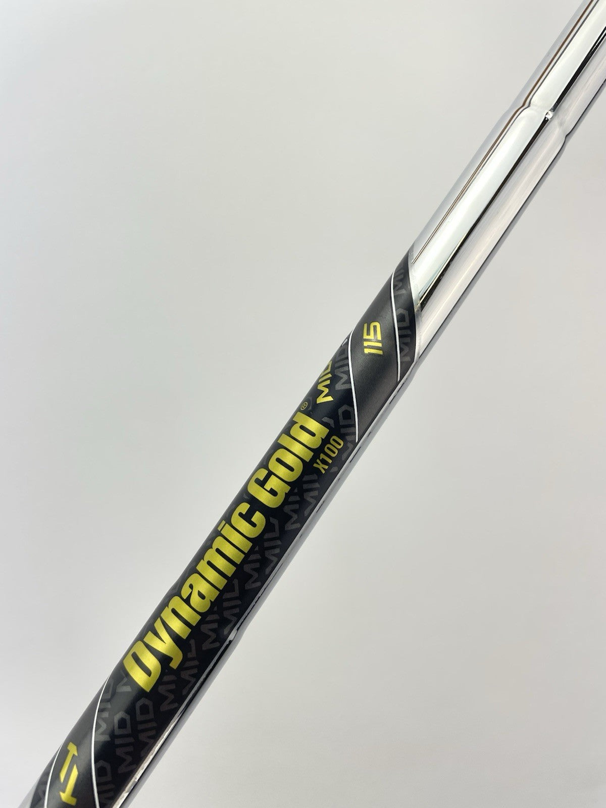 Dynamic Gold Mid 115 Iron Shaft X100 X Flex Steel 35” /0.355 Tapered /297486
