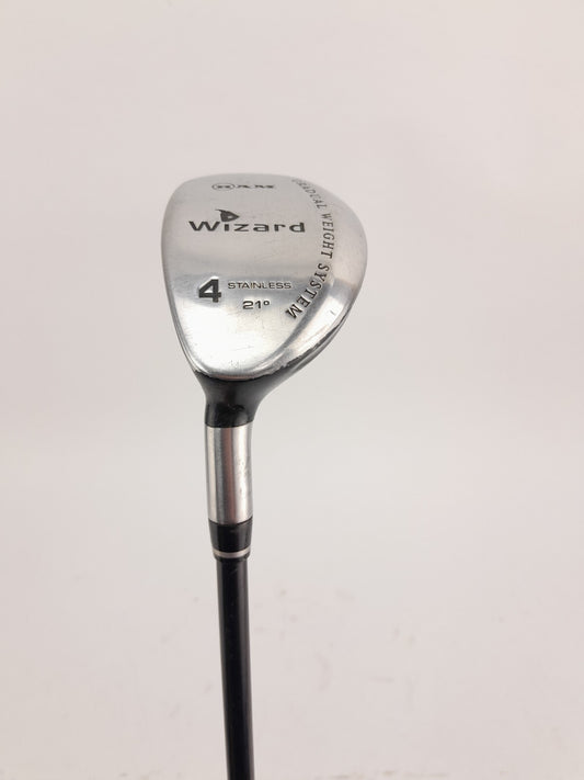 Ram Golf 4 Hybrid 21* Wizard Regular Graphite /Left Handed /New Grip /167770