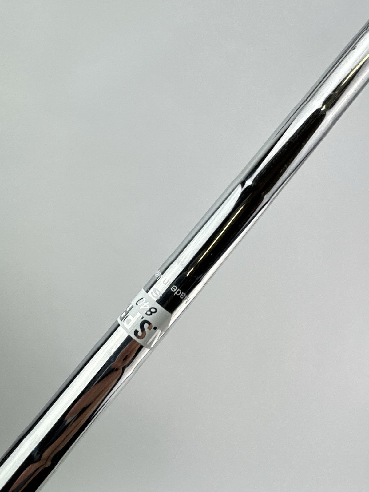 Nippon 840 Iron Shaft Stiff Flex Steel 36" /0.370 Parallel Tip /310365