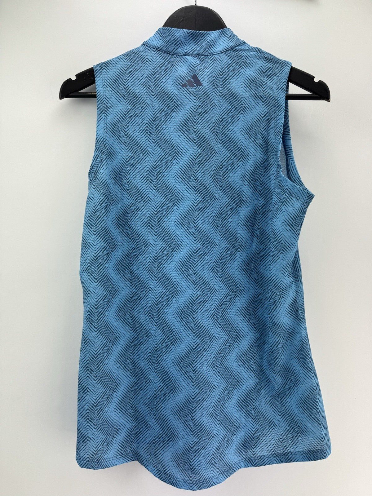 Ladies adidas Ultimate365 Ottoman Printed Sleeveless Polo Size UK Medium /309754