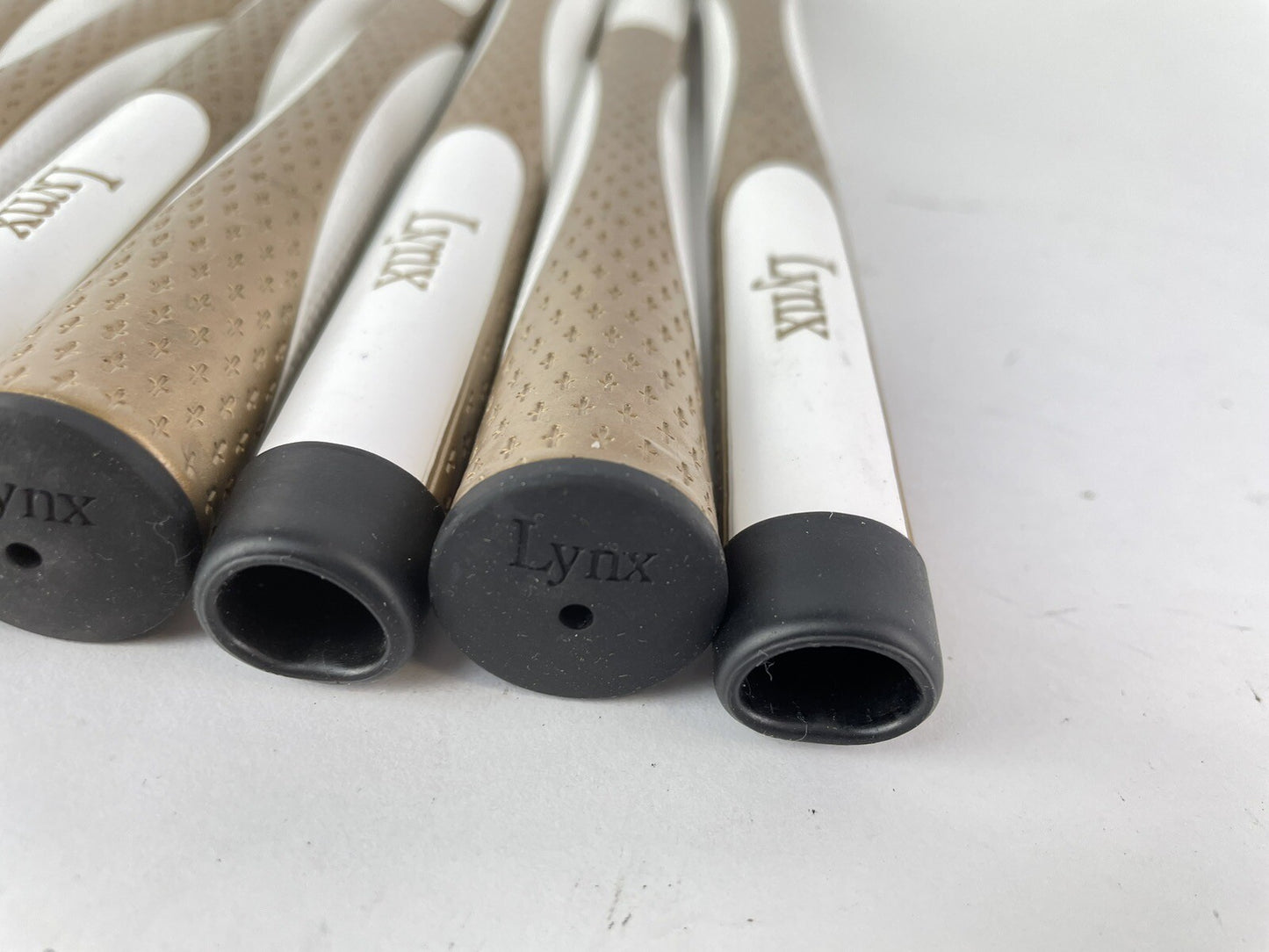 Lynx Golf Grips (10) Ladies Standard /Gold/White /Soft Winn Style /Brand New5
