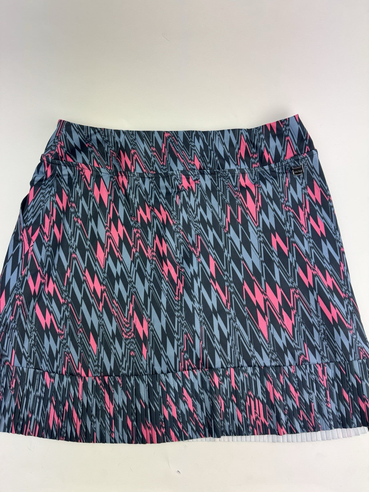 Ping Georgia Ladies Golf Skort UK Size 8/ Pleated/  Navy Multi/ Brand New/ 309698