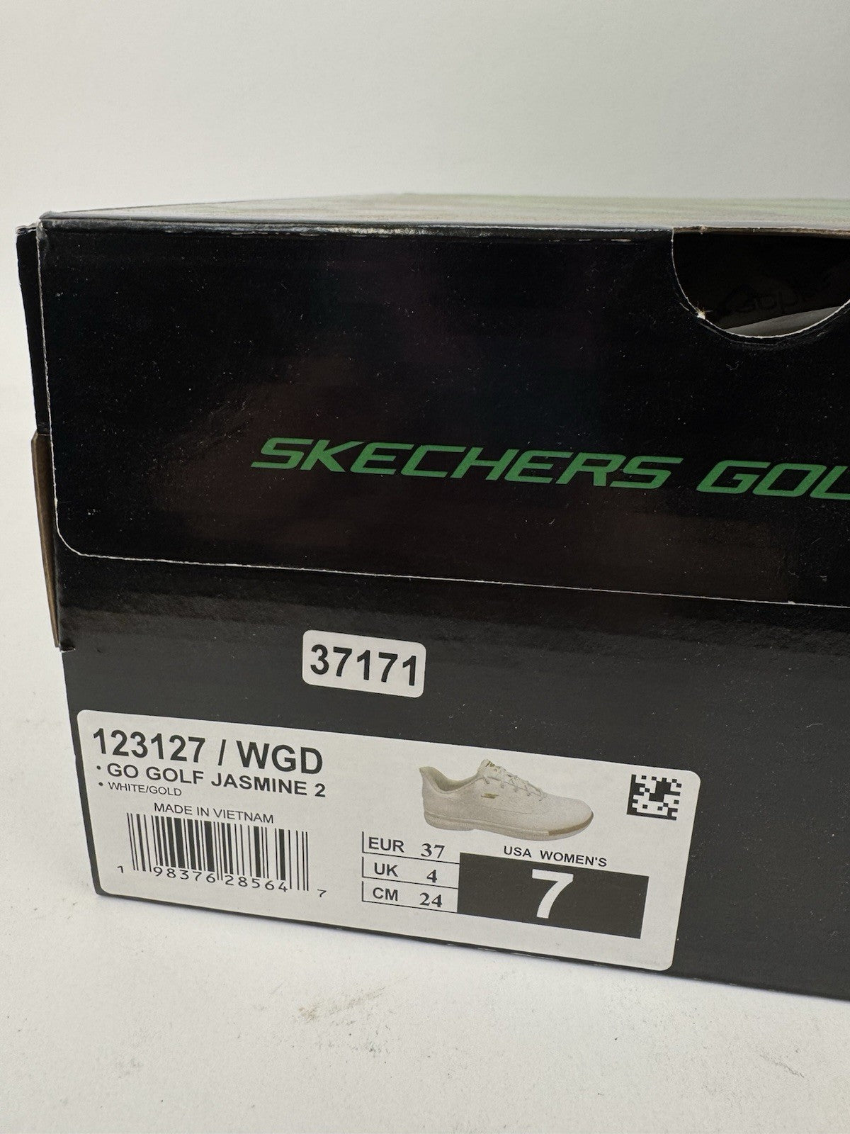 Skechers GoGolf Jasmine 2 Women's Golf Shoes Size UK 4 White Gold Comfort/371719