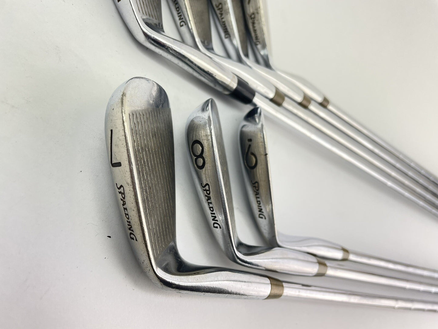 Spalding Elite Iron Set 3-9 Irons Apollo Regular Steel /Right /New Grips /177938