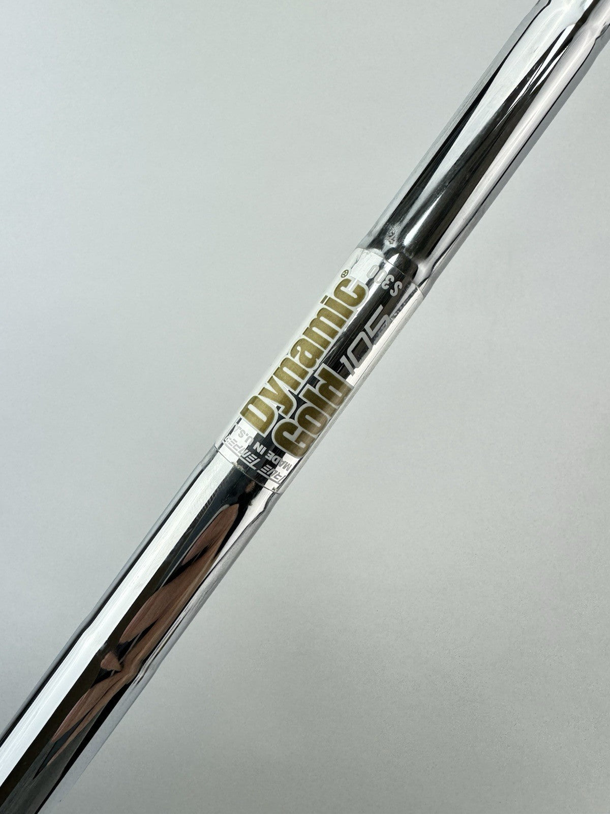 Dynamic Gold Iron Shaft 105 S300 Stiff Flex Steel 35.25” /0.355 Tapered /254922