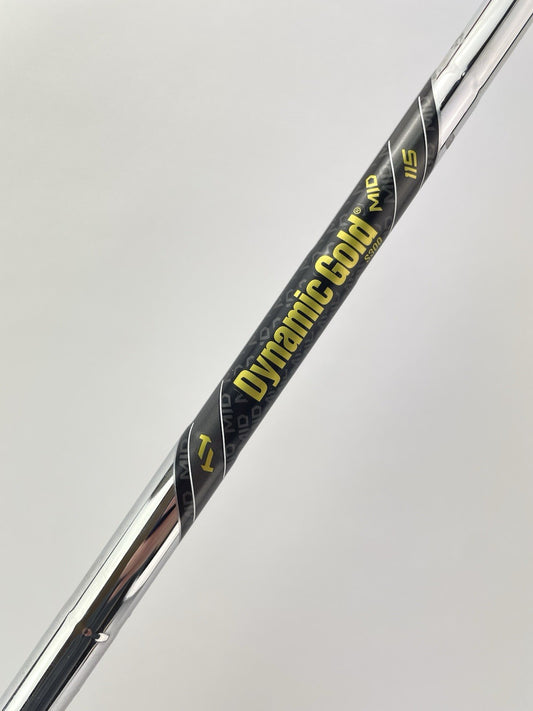 Dynamic Gold Mid 115 Iron Shaft Stiff Flex Steel 36” /0.355 Tapered /272850