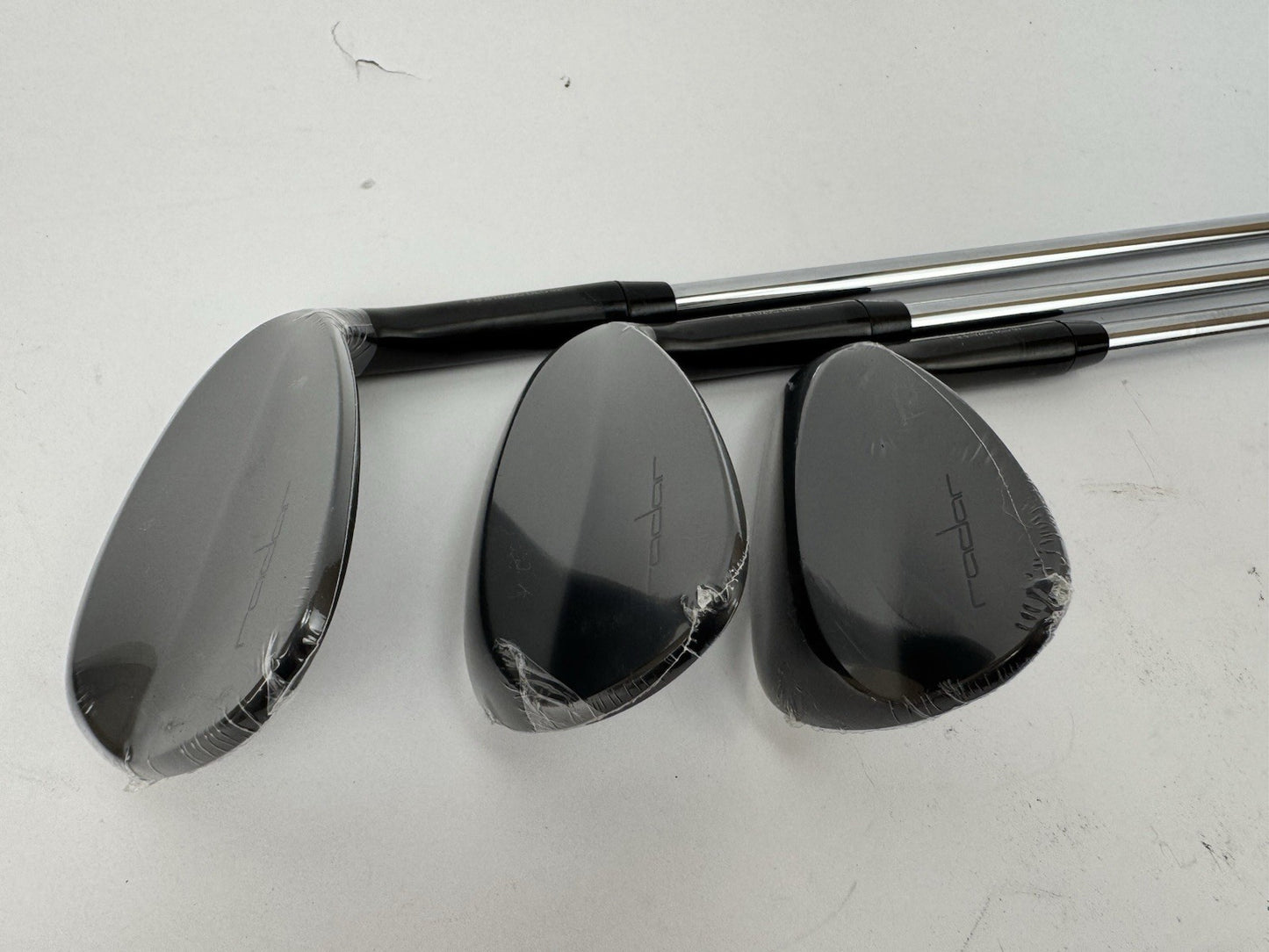 Radar Golf Wedge Set 52,56+60* Blackout Elevate MPH 85 Stiff Steel /New /355570