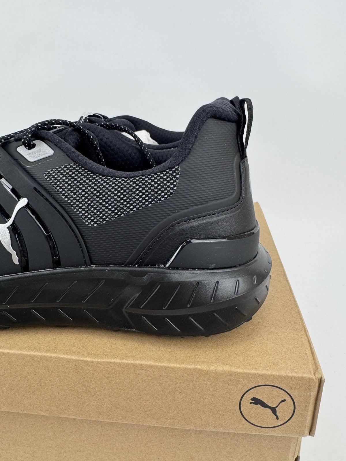 Puma Ignite Elevate 2 Tour Men's Golf Shoes Size UK 7.5 Black Waterproof/319291