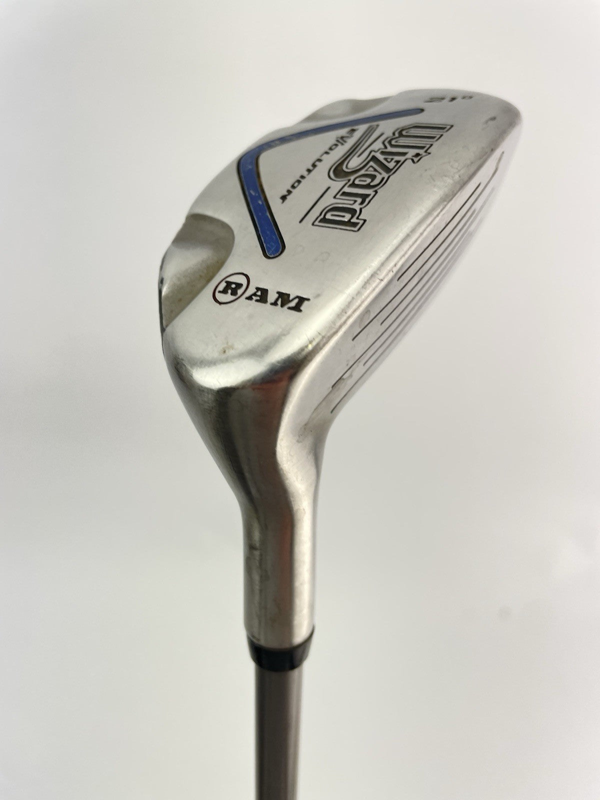 Ram Golf Hybrid 21* Wizard Stiff Flex Graphite /Right Handed /New Grip /277484