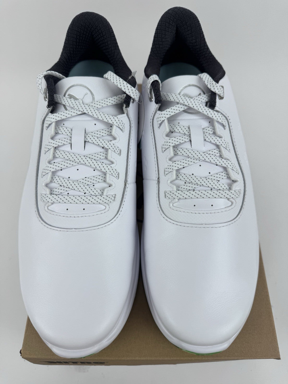 Puma Phantomcat Nitro Men's Golf Shoes Size UK 10.5 White Black Fluro/319105