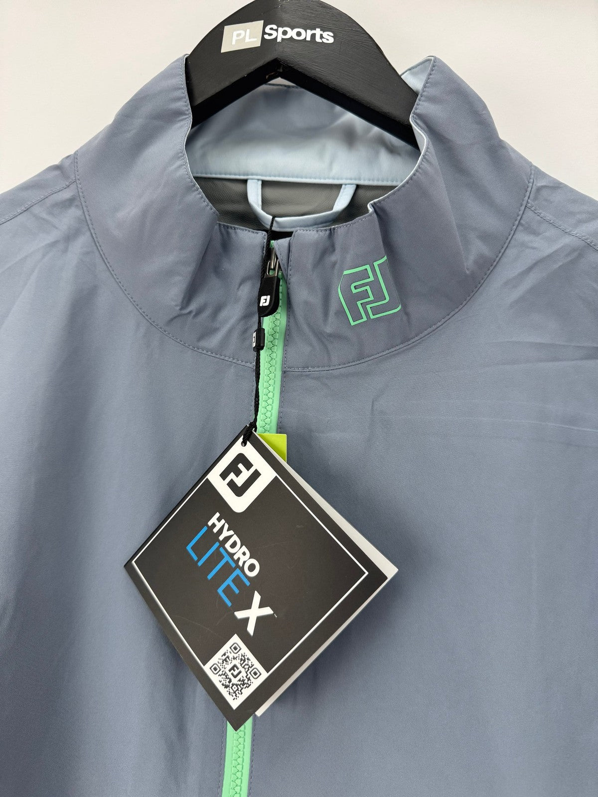 FootJoy HydroLite X Jacket Men's XL Flint Niagara Waterproof Lightweight/337714
