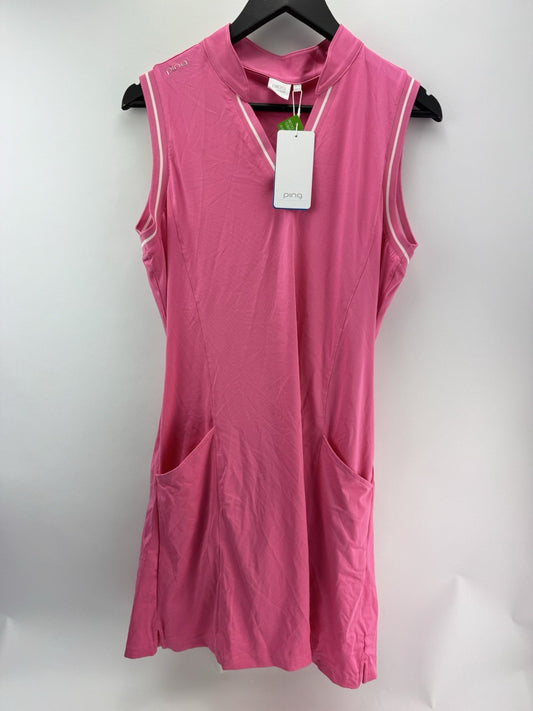 Ping Golf Ladies Dress Carla Sleeveless /Pink /UK 14 /New /298140